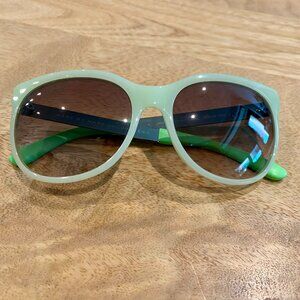 Marc by Marc Jacobs Green Color Block Sunglasses